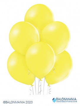 Žuti baloni pastelni iz latexa 30cm (50 kom)