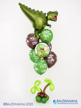 Buket balona "T-Rex Dinosauri" premium