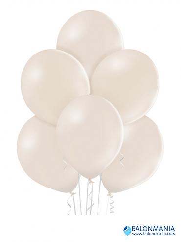 Alabaster bež bijeli baloni pastel 30cm (50 kom)
