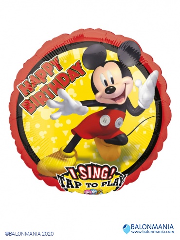 Mickey Mouse svirajući balon folijski jumbo