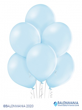 Nebesko plavi baloni pastel 30cm (50 kom)