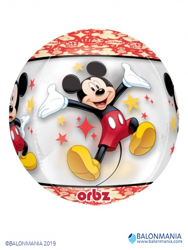 Folijski balon Mickey Mouse 3D Orbz