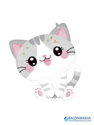 Balon na helij Mačka KAWAII KITTY