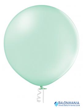 Mint zeleni pastelni balon jumbo 60 cm 