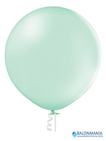 Mint zeleni pastelni balon jumbo 60 cm 