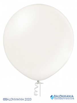Jumbo metalik perla bijeli balon 60 cm