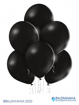 Crni baloni pastel latex 30cm (50 kom)