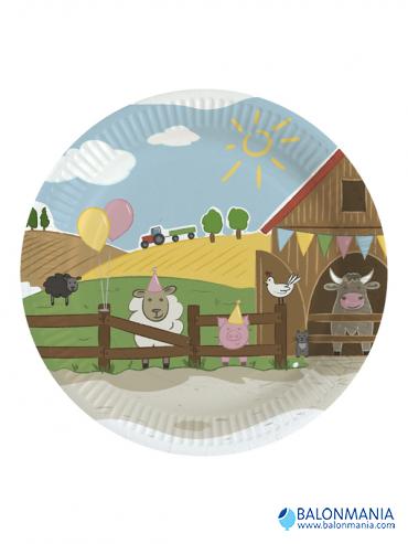 Farm Party tanjuri 8 kom 23cm