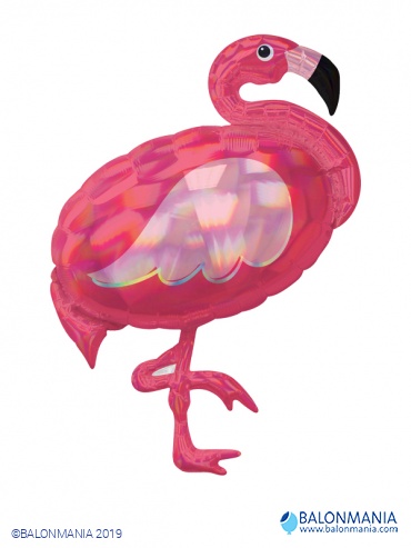 Flamingo balon folijski