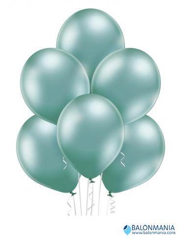 Glossy zeleni baloni lateks 30cm (50 kom)