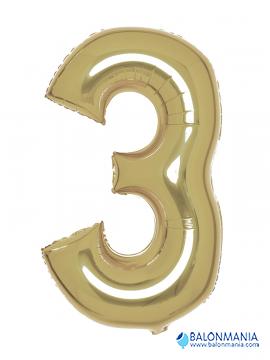Balon broj 3 BIJELO ZLATO