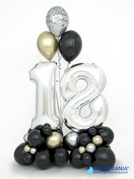 Balonska dekoracija 18. rođendan premium 120cm