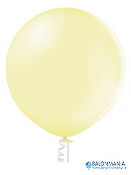 Limun žuti soft pastel balon jumbo 60 cm