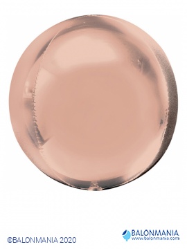 Orbz "Rose Gold" Foil Balloon. G20. verpackt 38 x 40cm