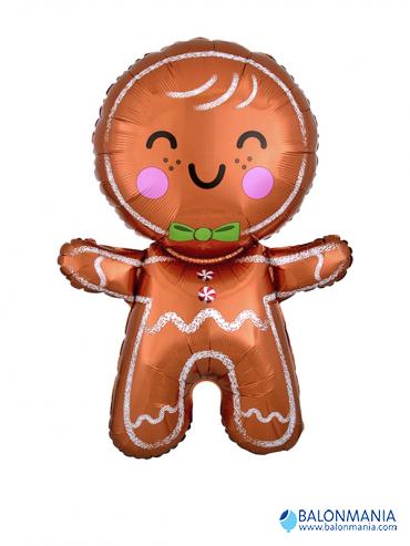 Balon HAPPY GINGERBREAD MAN folija