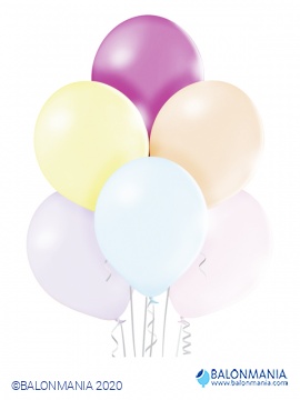 Baloni SOFT PASTEL mix 30 cm (50 kom)