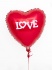 Balon s natpisom LOVE folijski balon srce standard