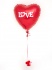 Balon s natpisom LOVE folijski balon srce standard