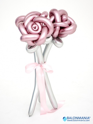 Balon dekoracija "Buket 3 ruže" standard