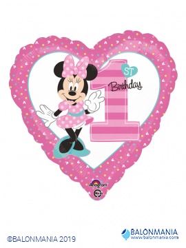 Minnie balon za prvi rođendan