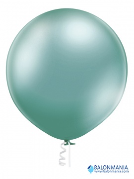 Glossy zeleni balon jumbo 60 cm