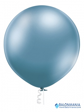 Glossy BLUE balon lateks jumbo 60 cm