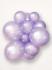 Svjetlo ljubičasti balon metal 30cm (50 kom)