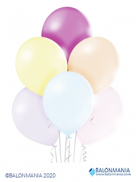 Šareni baloni soft pastel 30 cm (50 kom)