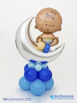 Baby shower balon dekoracija BABY BLUE premium