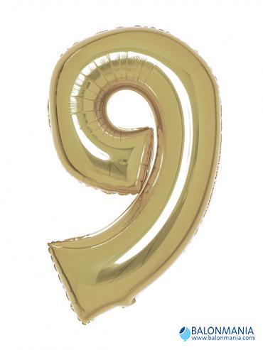 Balon broj 9 BIJELO ZLATO