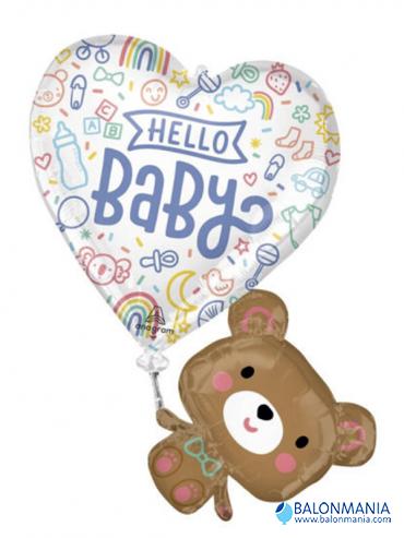 Balon na helij HELLO BABY 