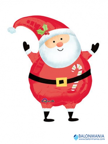 Folijski balon za Božić  - Joyful Santa
