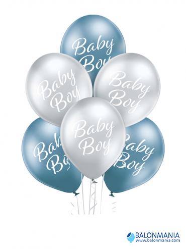 BABY BOY Glossy baloni premium 6 kom.