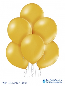Zlatni baloni lateks metalik 30cm (50 kom)