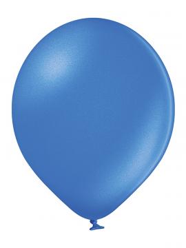 Plavi baloni metalik latex 30cm (50 kom)
