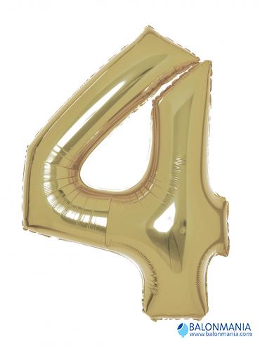 Balon broj 4 BIJELO ZLATO
