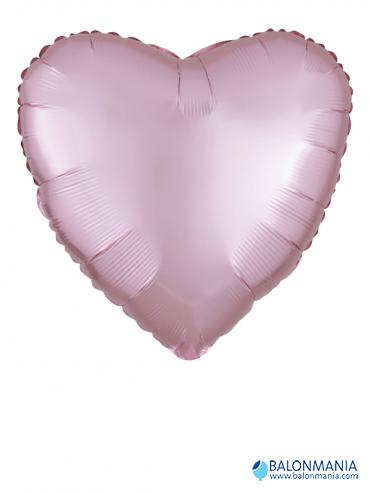 Balon iz folije "SATIN LUXE SRCE PINK"