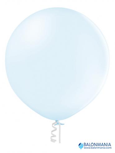 Ledeno plavi soft pastel balon jumbo 60 cm