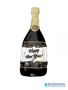 Novogodišnji balon Happy New Year šampanjac