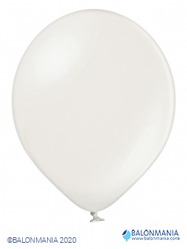 Perla bijeli baloni metal latex 30 cm (50 kom)