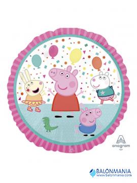 Balon Peppa Pig okrugli folijski 