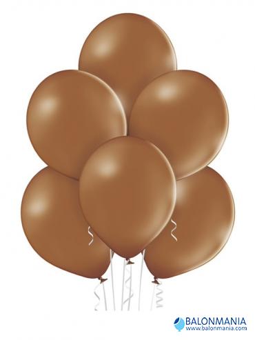 Moka smeđi baloni pastel 30cm (50 kom)